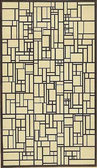 Theo van Doesburg Design for Stained-Glass Composition V.